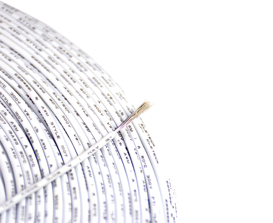 Flexible Tinned Copper Strand Wire ul1007 18 awg PVC Insulated Cable 300V 2.1mm for Led Light 2