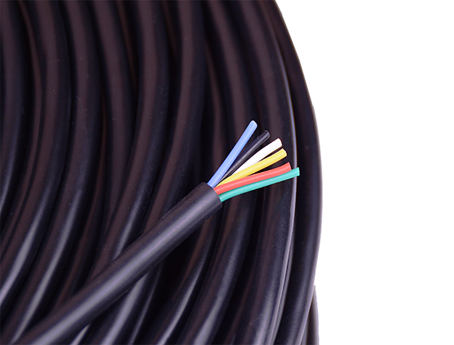 6 core silicone+pvc cable 5.5mm