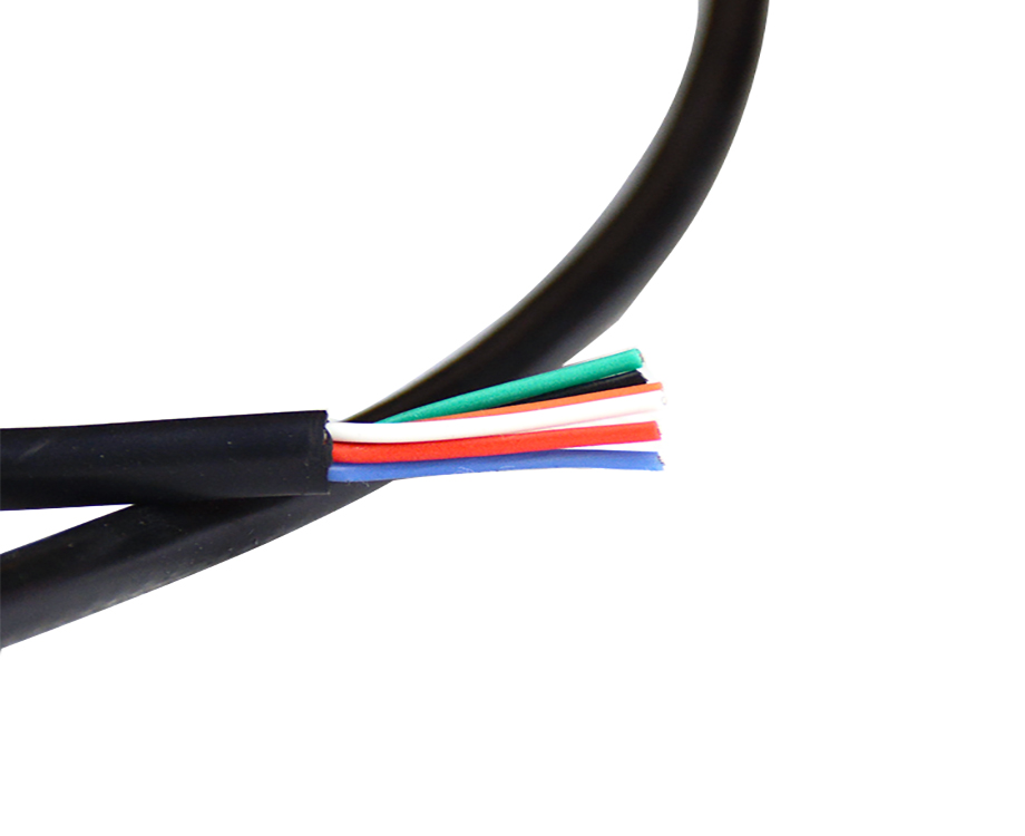 6 Core Flexible Fep Insulation Silicone Rubber Jacket Copper Wire 24 awg 1